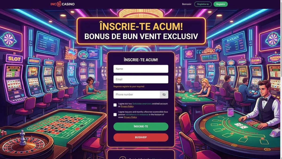 Înscriere cu bonus